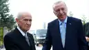 Erdoğan, Bahçeli'yi Ziyaret Etti